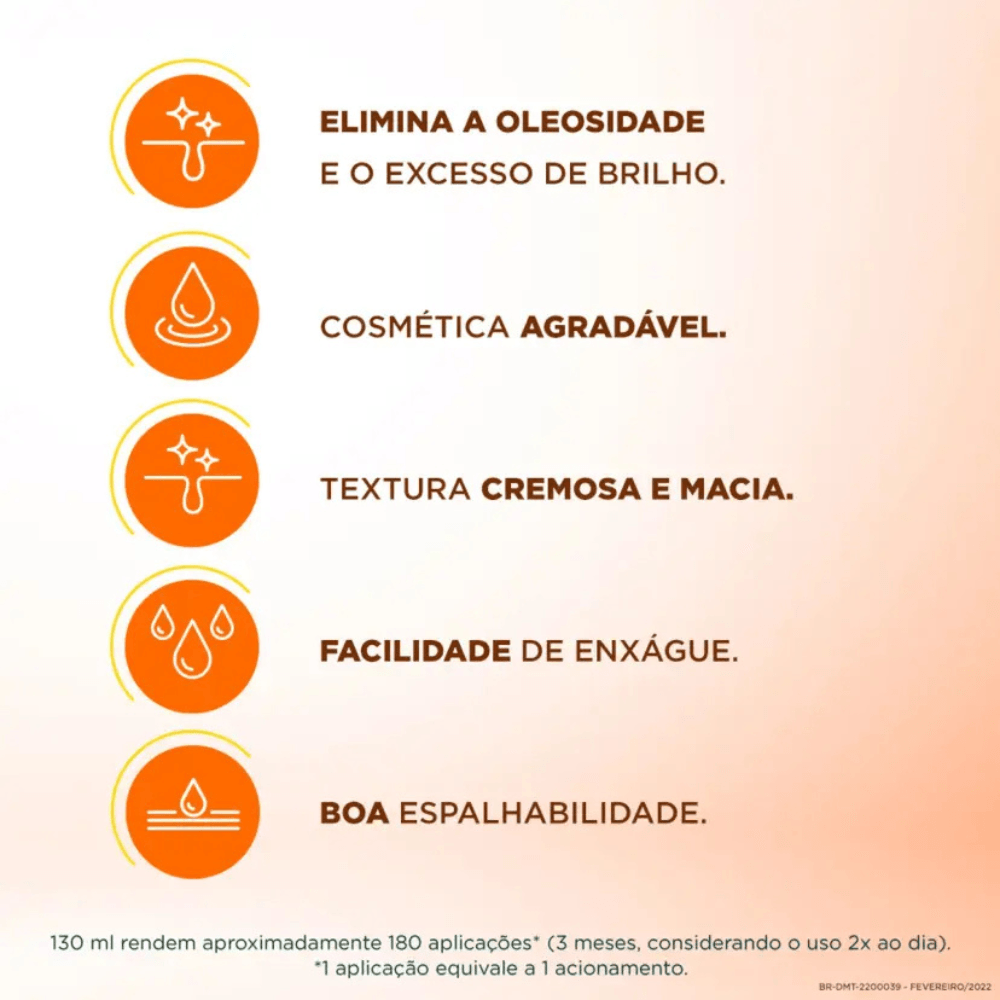 Dermotivin Foam Sabonete Espuma Control 130ml